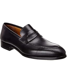 magnanni black loafers
