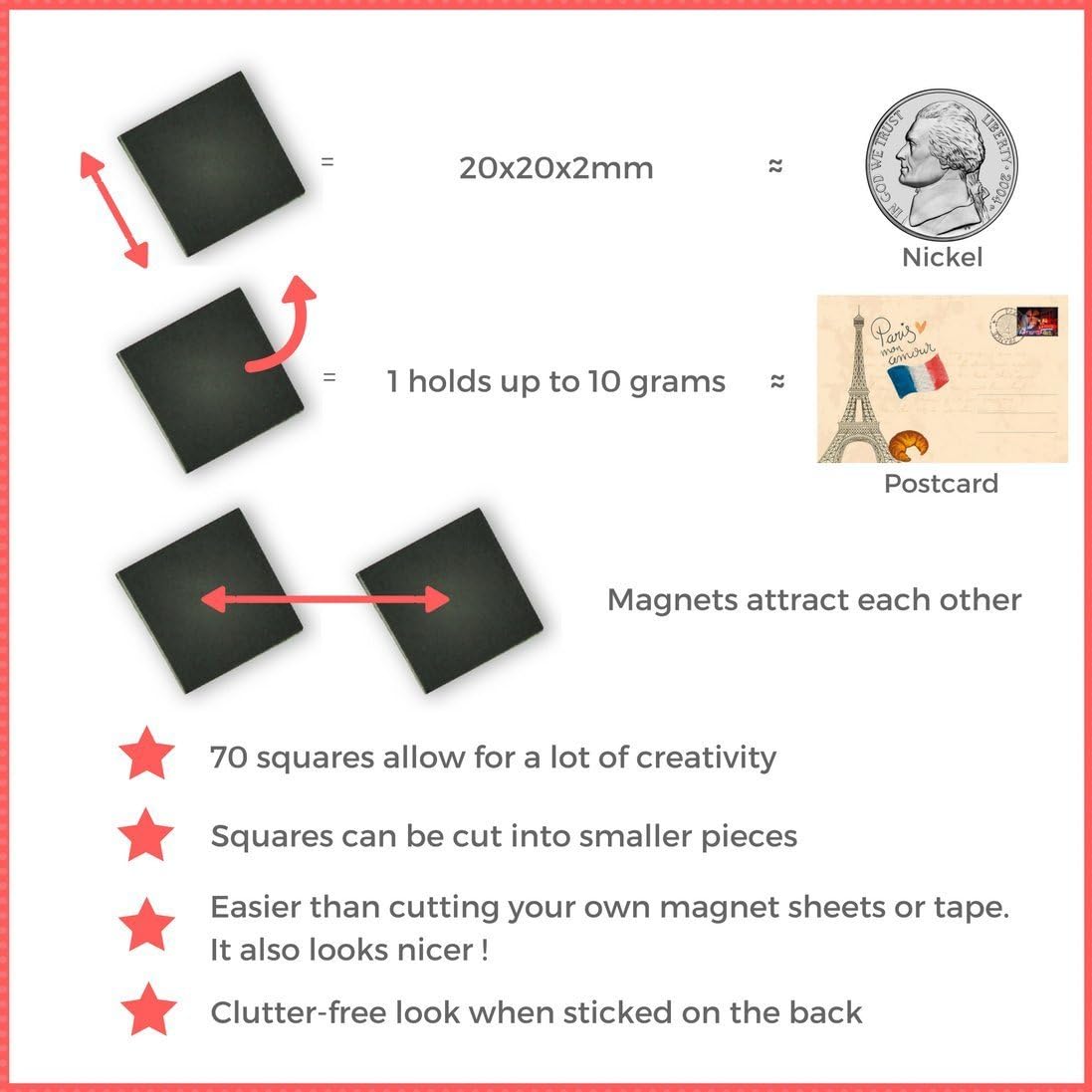 Each sheet. Monitoring of magnetic square. sheet on squares. blackboard magnet eraser.
