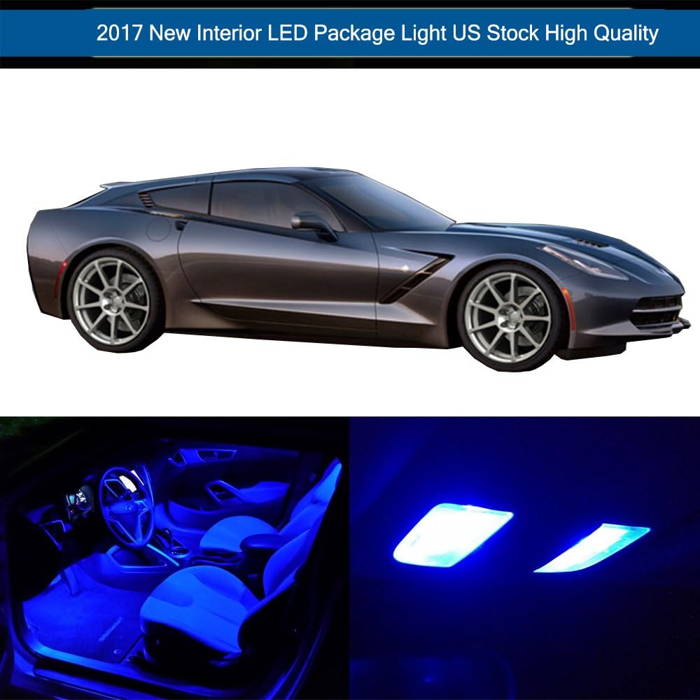 White LED Interior Light Accessory Kit MAP DOME for 20052013 Chevy