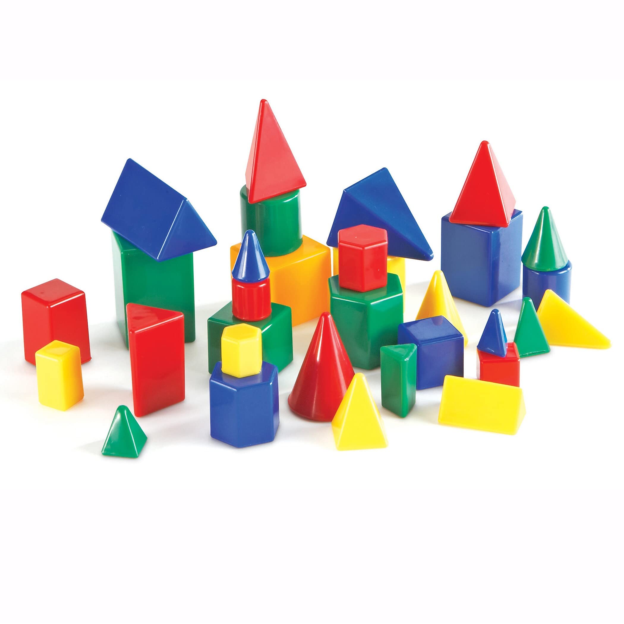 Learning Resources Mini Relational GeoSolids - 32 pieces