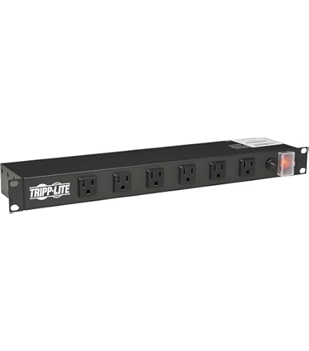 Tripp Lite　Metered PDU　PDUMH15-6　ブラック Amazon.com: Tripp Lite Metered PDU with ATS, 15A, 8 Outlets