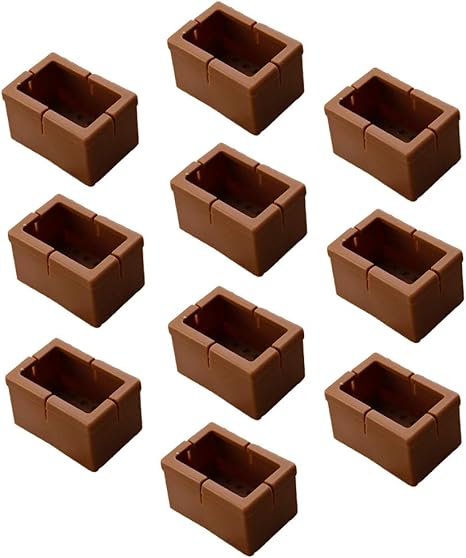 10pcs Silikon Stuhl Kappen Stuhlkappen Stuhlbeinkappen Bodenschützer