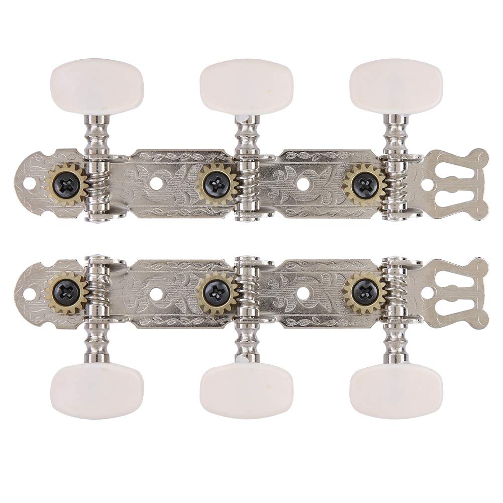 2pcs Classical Guitar Tuners Guitar Machine Heads Tuning Keys Pegs String Tuners Musical Instrument Accessories