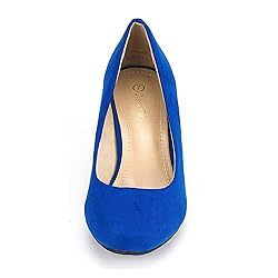 DREAM PAIRS Women's Luvly Royal Blue Bridal Wedding