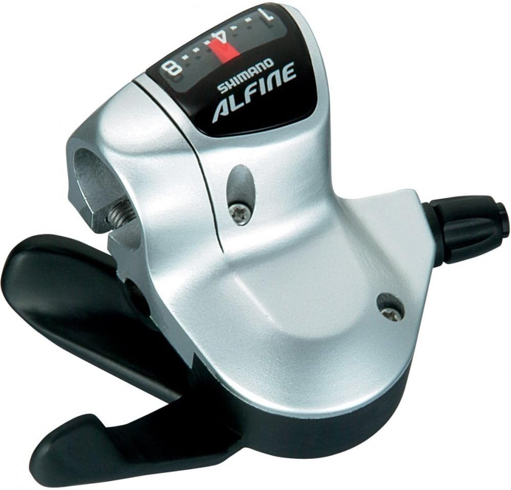SHIMANO SLS70008 Schalthebel Für Alfine – Silber, Unisex, Perfekt Für Nabenschaltung-Upgrades