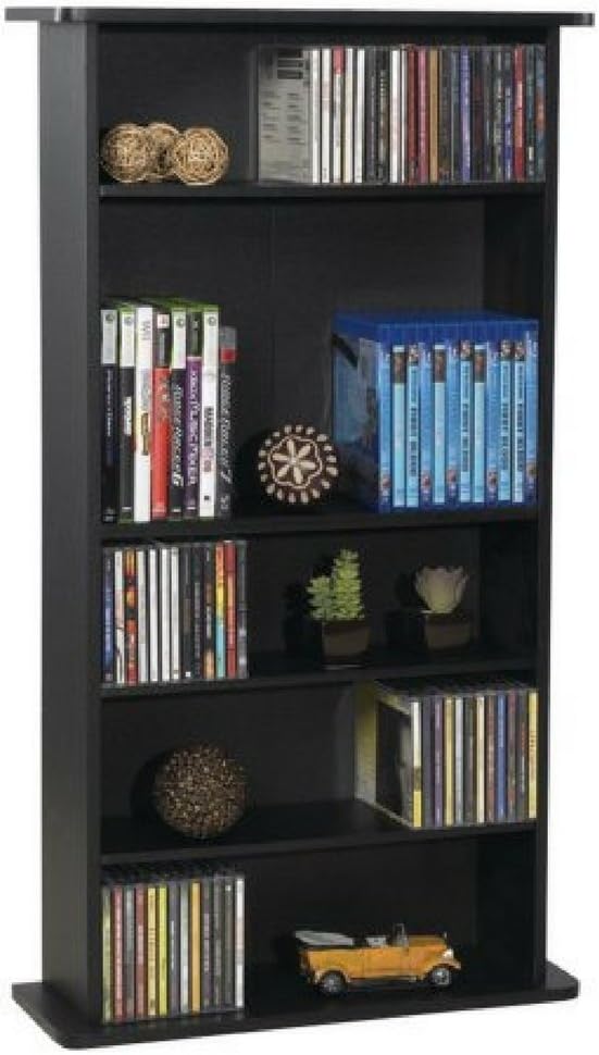 Atlantic Drawbridge 240 CDs & DVD Multimedia Cabinet- Shelf