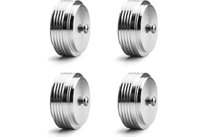 Tertullus 4pcs Speaker Isolation Feet 39mm×17mm Turntable Isolation Platform Anti-Vibration Base Pad Stand Floor Protector Shock Absorber for HiFi Speaker,Amplifier,Subwoofer