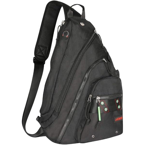 Amazon.com: Innturt Large Sling Bag Backpack Pack 13" 14" Laptop Bag  Satchel Festival Travel Black : Electronics