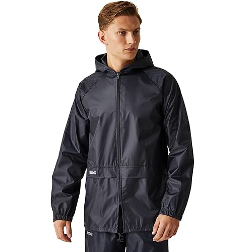 Regatta Mens Stormbreak Jacket Waterproof Shell with Hood, Taped Seams & Windprood - Perfect for Outdoors, Walking, Hiking & Camping