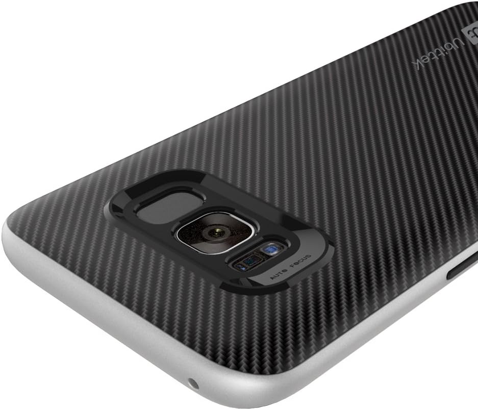 Samsung Galaxy S8 Plus Case, Ubittek Flexible Inner Protection and Reinforced Hard Bumper Frame Case for Samsung Galaxy S8 Plus (Black/Silver)