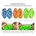 Kamlif 3 Pairs Washable Dust Mop Slippers Microfiber Cleaning Mop Slippers Shoes Dust Floor Cleaner Multi-Function Floor Cleaning Shoes Cover (Green,Blue,Yellow 3pairs)