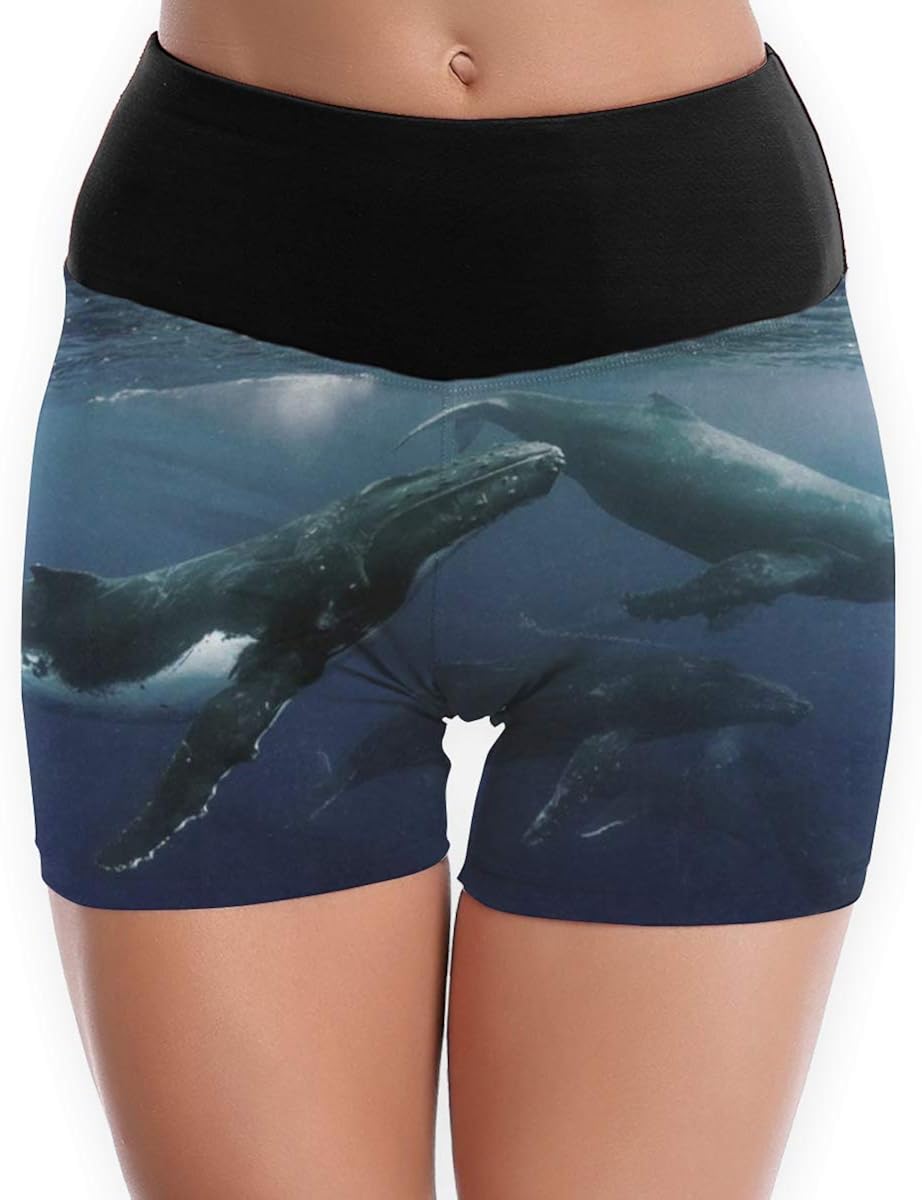 REDCAR Shell Perl Women's Active Yoga Shorts Pants Leggings Tights Non See-Through Yoga Short