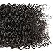 CYNOSURE Kinky Curly Bundles Human Hair 12A Brazilian Human Hair Bundles Unprocessed Curly Weave Bundles Natural Black 8 10 12inches
