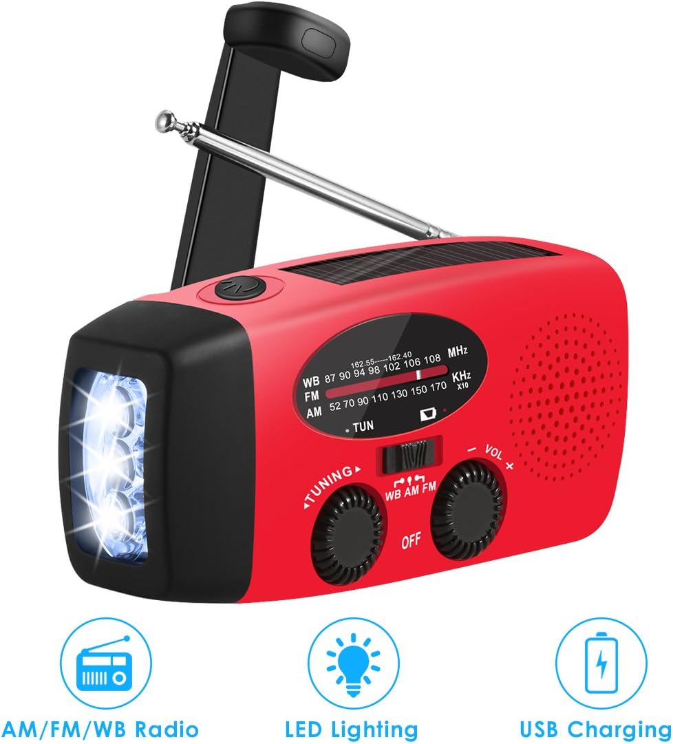 ladegerät mit kurbel