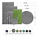 MAYSHINE Bathroom Rug 39x24, Soft Plush Chenille Bath Mat, PVC Non Slip Backing, Absorbent Washable Quick Dry Bathroom Rugs, Bath Mats for Bathroom Floor, Green