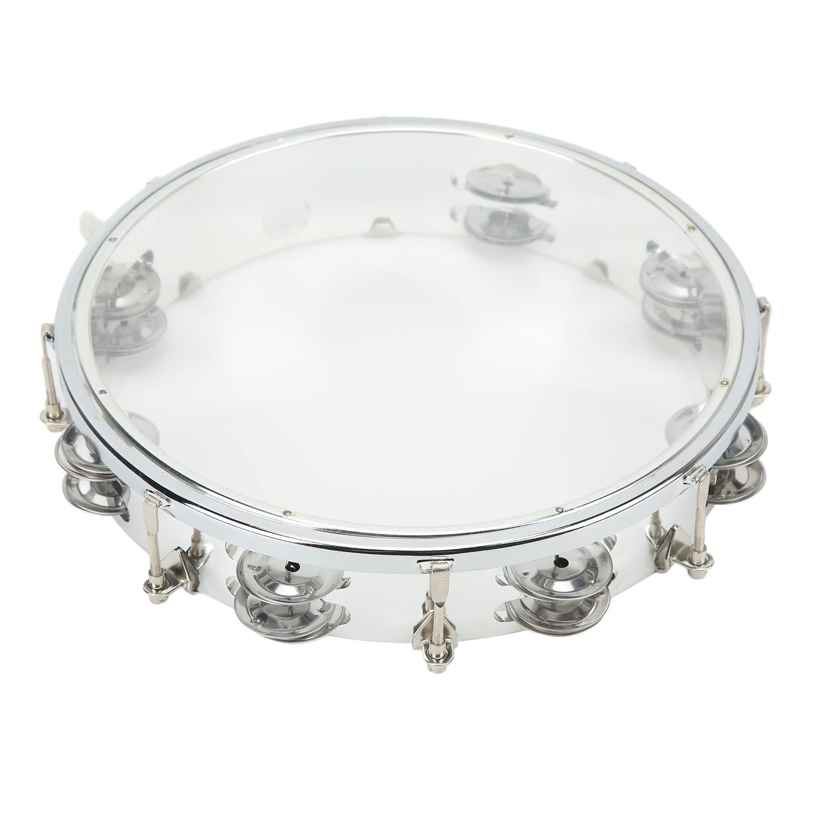 Pandeiro, Flat Appearance Wide Accessibility Hand Percussion Scratch Resistance Long Life 10 Inch Concert Safe