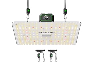 VIVOSUN LumaLight LED Grow Light, Full Spectrum Plant Light, 100W Smart Dimmable & High PPFD for Indoor Plants Seedling Vegetables Bloom