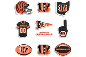 BROWPANTHERA Sports Shoe Charms Football Decoration Charms for Croc Clog Sandals for Party Favor Gifts Birthday for Boys Girls Women Men Adults Teens Kids Cartoon Sandals Decorations