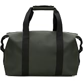 RAINS Hilo Weekend Bag Small &ndash; Waterproof Travel Gym Duffel, 4.8 gal | Waterproof PU duffel for women and men; 18 L travel and gym weekender, coated zip, compression straps, detachable strap