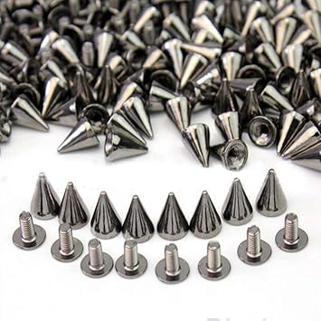 Xinlie Ziernieten Killernieten Punk Ziernieten Spitz DIY Handwerk Punk Nieten Punk Nieten Punk Metall Ideal zum Dekorieren vo