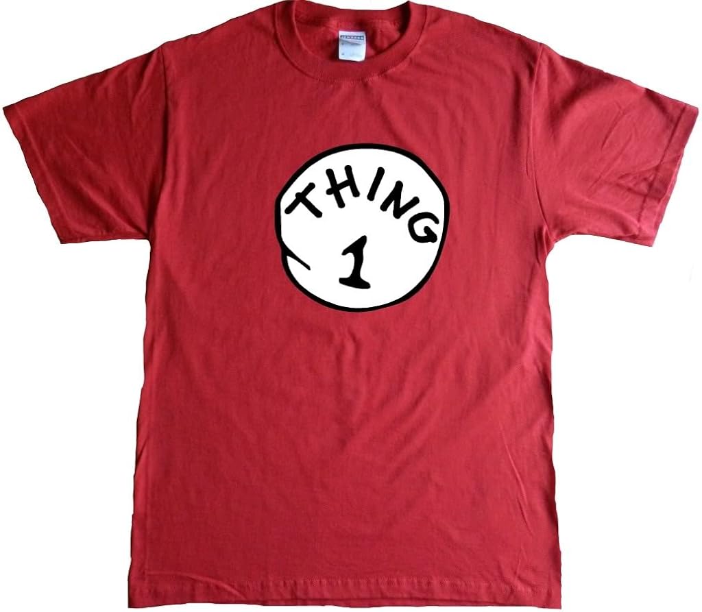 Amazon.com: Thing 1 T-shirt - Large - Red: Clothing