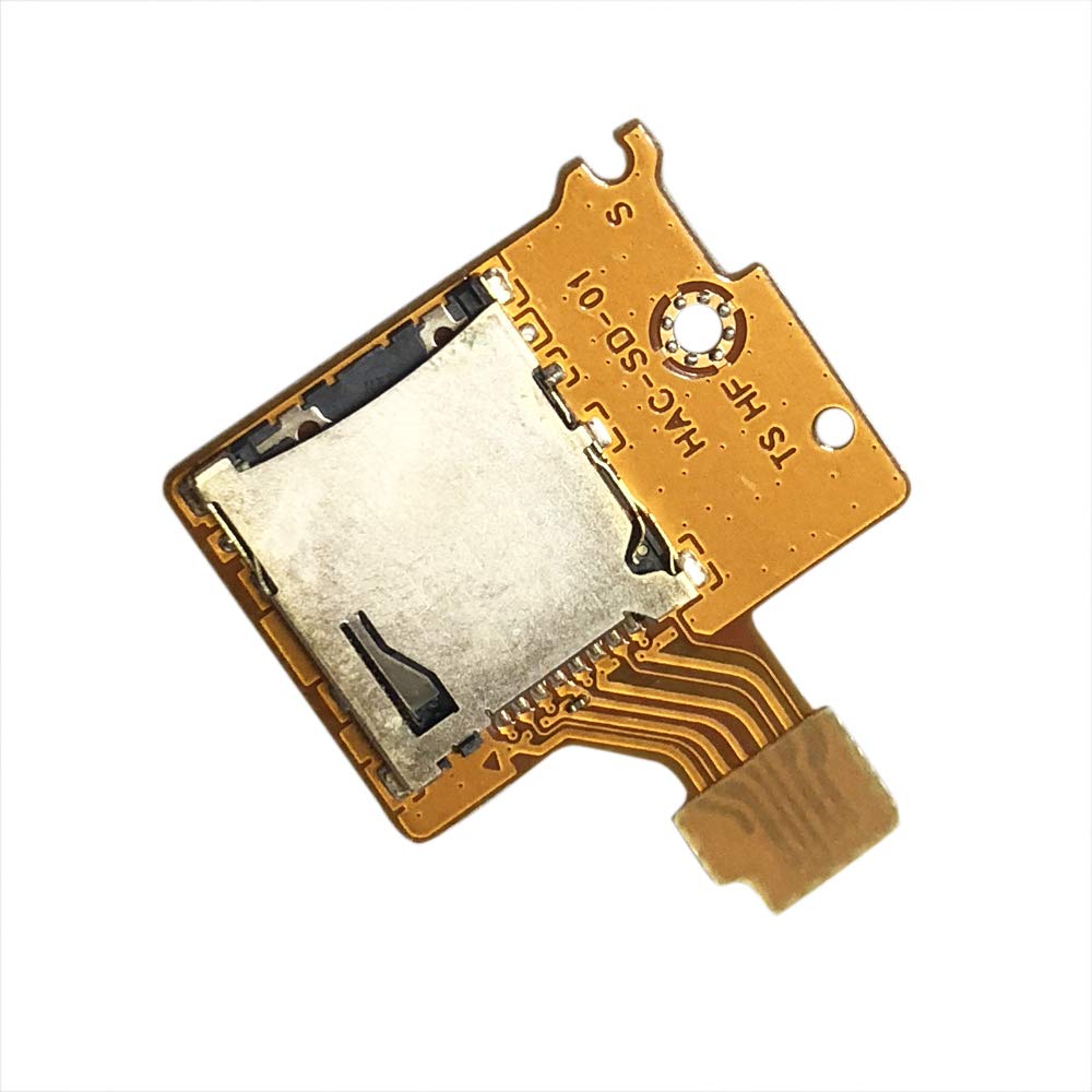 Gintai SD Card Reader Port Flex Cable Replacement for Nin tendo Switch HAC-SD-01 HAC-001 HAC-001(-01) 6.2"