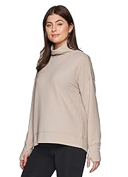 RBX Women's Lightweight Sweater Relaxed Mock Neck