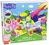 Peppa Pig Mega Dough Set - Compatible with Play Doh Ages 3+