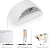 TLGREEN Indoor Plaster Wall Light Modern Wall Wash Lamp G9 LED 4000K Warm White view 5