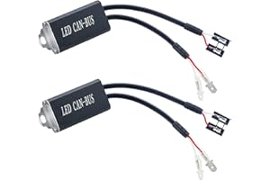 HIKARI WINGS HIKARI H7 Canbus Decoder Kits Compatibility Anti Flickering Resistor Warning Canceler Pack of 2