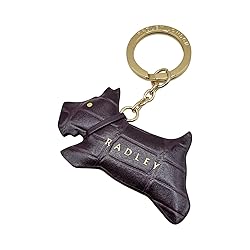 RADLEY London Leather Dog Key Ring Chain Bag Charm