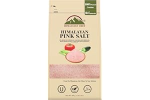 Himalayan Chef Pink Himalayan Salt Fine Grain, 1 lb Bag - Pure, Natural, Kosher, Non-GMO, Mineral-Rich, for Cooking, Seasoning, Baking, Table Use