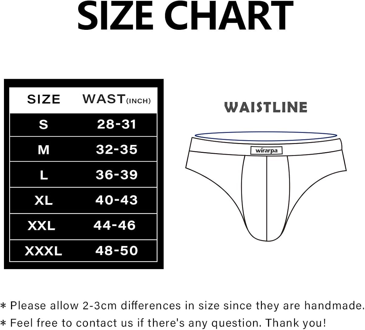 wirarpa Men's Underwear Multipack Modal Microfiber Briefs No Fly Covered Waistband Silky Touch Underpants at  Men’s Clothing store