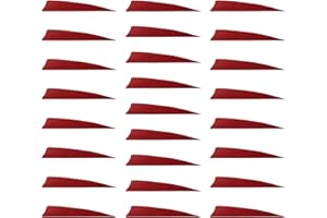 MECCANIXITY Arrow Vanes, Turkey Arrow Fletching TPU Arrow Feathers Archery Vanes for Hunting DIY