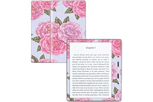 VISION SIGNS & GRAPHICS Skin Compatible with Amazon Kindle Oasis 7" (9th Gen) - Wallpaper Rose - Premium 3M Vinyl Protective Wrap Decal Cover - Easy to Apply | Crafted in The USA by MightySkins