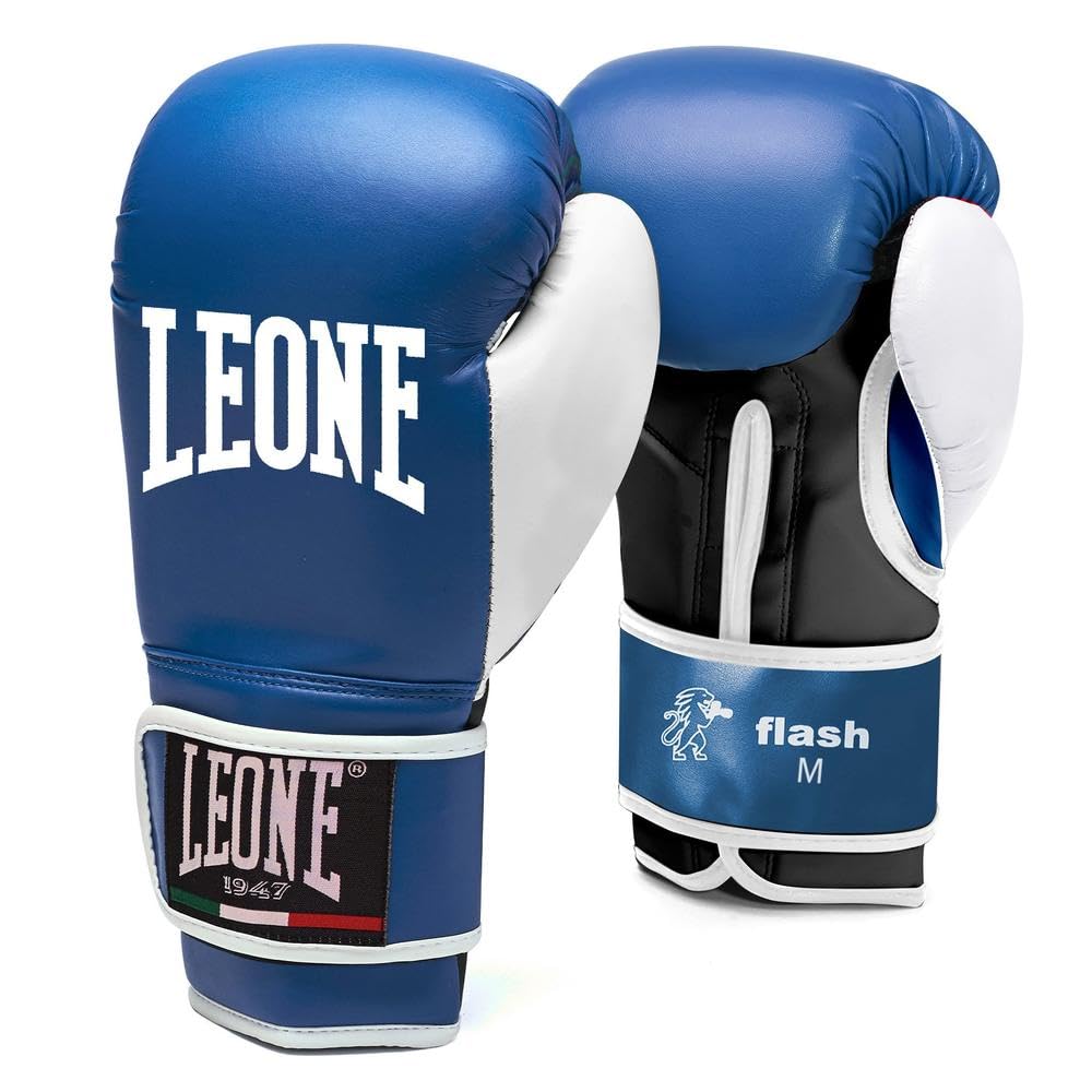 LEONE 1947, Flash Boxing Gloves, Unisex Adult, Blue, 10 M, GN083