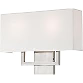 Livex Lighting 50991-91 Pierson Brushed Nickel 2 Light Ada Wall Sconce