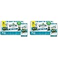 Gimme Seaweed - Sea Salt - 6 Count - Organic Roasted Seaweed Sheets - Keto, Vegan, Gluten Free - Great Source of Iodine & Omega 3’s - Healthy On-The-Go Snack for Kids Adults (Pack of 2)
