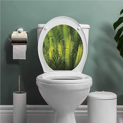 Auraise Heybee Palm Tree Toilet Seat Tattoo Cover Plam Tree