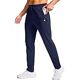 Pudolla 32"/34"/36"/38" Inseam Men's Tall Sweatpants with Zipper Pockets Lightweight Joggers for Athletic Workout Casual