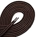 OrthoStep Thick Round Athletic 54 inch Brown Shoe Laces - Thick Shoe and Hiker Boot Laces 2 Pair Pack