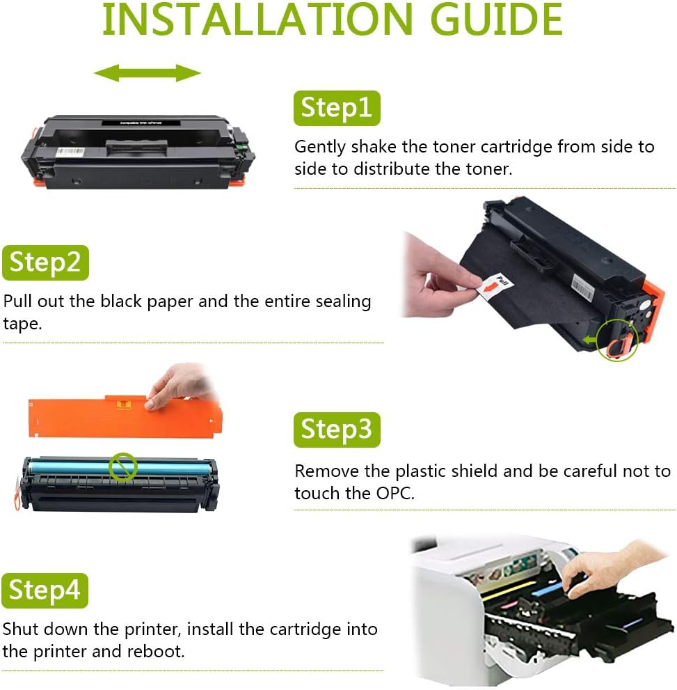 ZOOMTEC Compatible 410A CF410A Toner Cartridge Work for HP Color Laserjet Pro MFP M477FDW MFP M477FDN MFP M477FNW HP Color Laserjet Pro M452DN M452DW M452NW Printers (Black) - Image 4