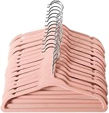 ManGotree Baby Velvet Hangers 15 Pack Infant Toddler Non-Slip Ultra-Slim Pink view 1