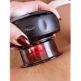 SHKIBY The Original 4-in-1 Smart Cupping Therapy Massager, Red Light Therapy for Targeted Pain Relief, Knots, Aches, Muscle Soreness, Circulation, Portable Electric Massager Cupping Kit - Black