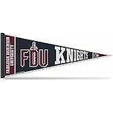 Rico Industries NCAA Fairleigh Dickinson Knights 12" x 30" Felt Wall Décor Pennant - Great for Home/Bed Room/Man Cave Décor