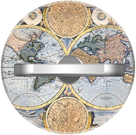 Phone Ring Stand Holder, Finger Ring Grip, Cell phone Stand Holder for iPhone 7 Plus 6 6s 5 5c 5s, Samsung Galaxy S8 S7 Edge and Tablet - World Map