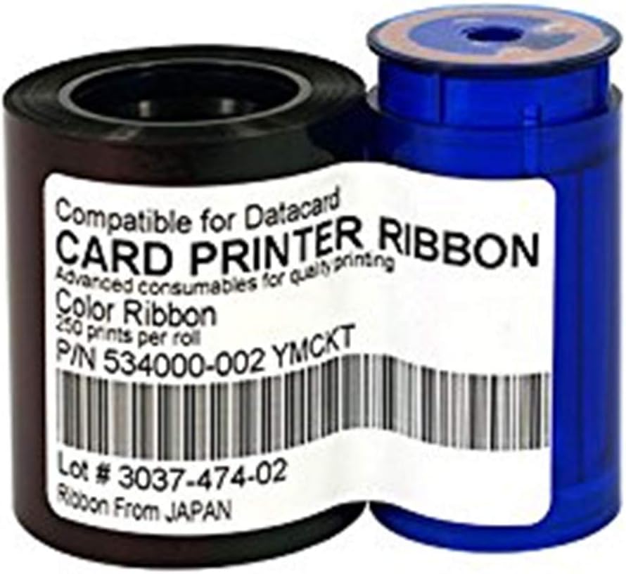 New 534000-002 Color Ribbon Tape Compatible for Datacard SD260 SD360 SP25 SP35 SP55 SP75 Plus Card Printers 534000-002 YMCKT Ribbon 250 Images - Image 3