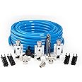 Maxline Pressured Leak-Proof Easy to Install Air Compressor Accessories Kit Piping System | 3/4 inch x 100 feet HDPE-Aluminum