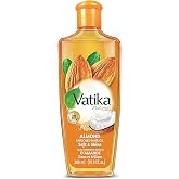 Vatika Naturals Hair Oil - Enriched Formula Scalp Care, 300ml Almond | Hair Oil Collection with Unique Ingredient Blends for Daily Hair Care, Smooth Feel, and Convenient Scalp Routine