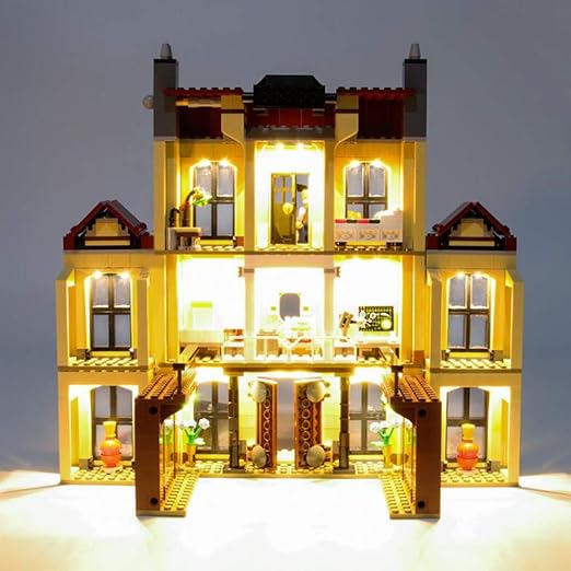 Creative Kit De Iluminación LED De Bricolaje Para Lego Mundo Jurásico Indoraptor Rampage En Lockwood Estate 75930 Modelo Juego De Luces, Técnica De Control De Luz USB Para(Nota: No Incluido El Modelo):